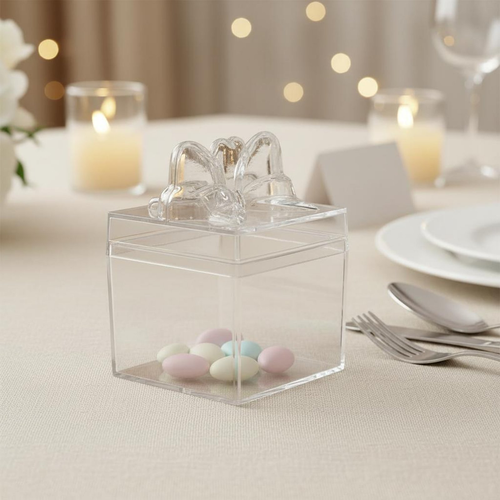 Food Storage Containers - Przezroczyste plastikowe pudełko na cukierki z