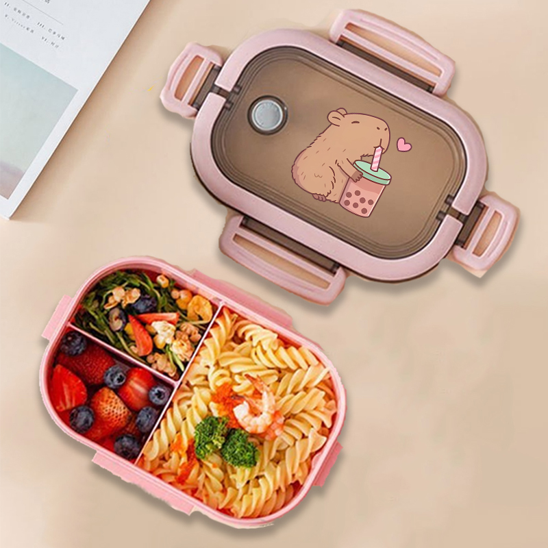 Food Storage Containers - Pudełko na lunch Bento z kapibarą,
