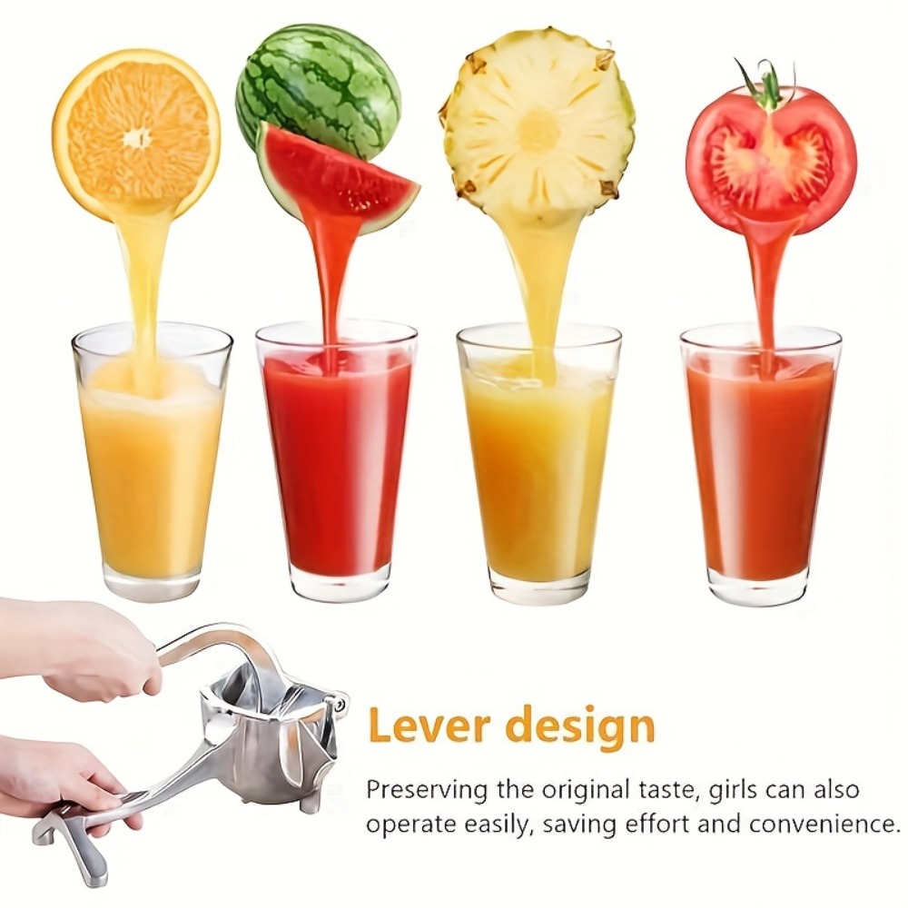 Kitchen Gadgets Juicer - Ręczna wyciskarka do cytryn, wytrzymała metalowa