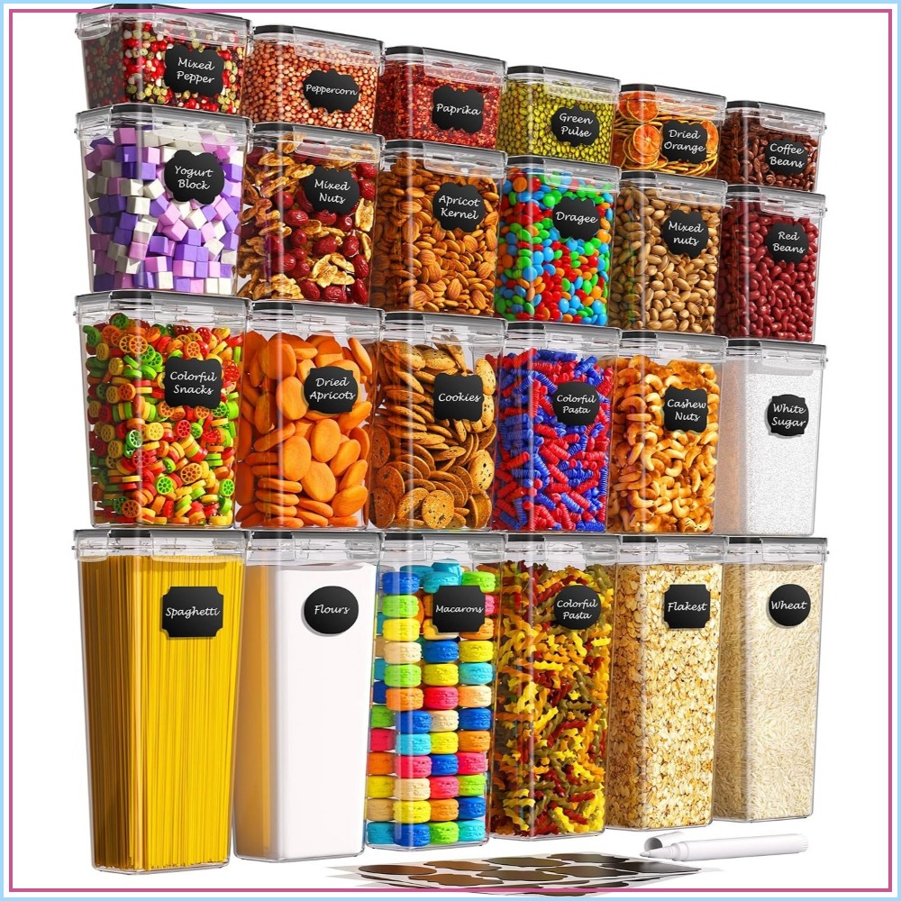 Food Storage Containers - 24 szt. Hermetyczne pojemniki do przechowywania