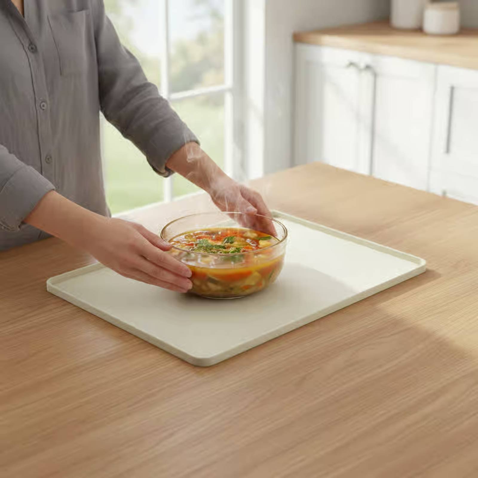 Silicone Baking Mat - Silikonowa mata na mikrofalówkę, elastyczna osłona