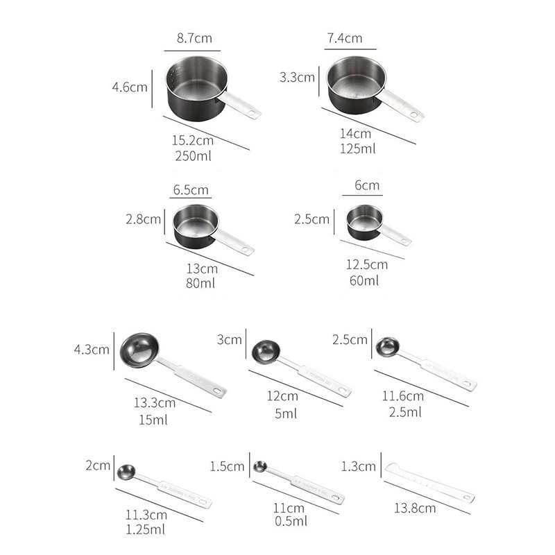 8/10/11 szt. Zestaw kubków i ł – Kitchen Gadgets Under $10 recenzja i cena