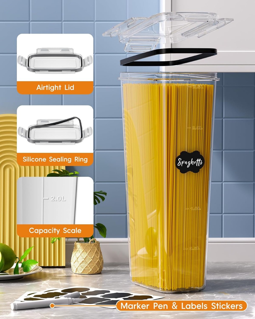 24 szt. Hermetyczne pojemniki  – Food Storage Containers recenzja i cena