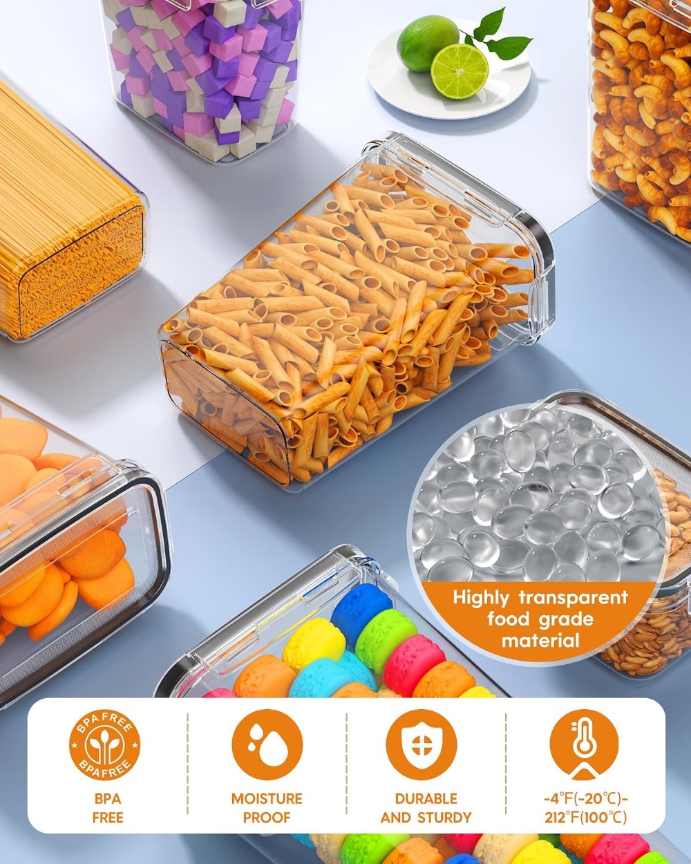 24 szt. Hermetyczne pojemniki  – Food Storage Containers recenzja i cena